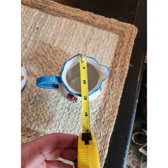 Elephant Creamer & Sugar Bowl, Dutch Wax - Picture 5 of 6